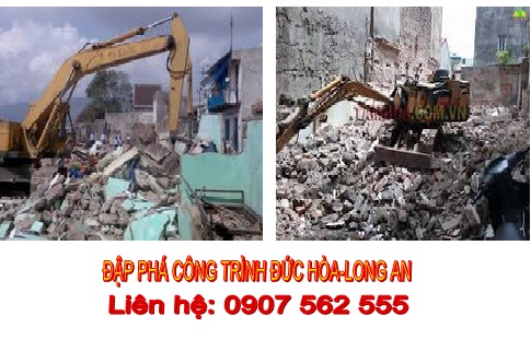 Đập phá tháo dỡ nhà ở huyện Đức Hòa tỉnh Long An